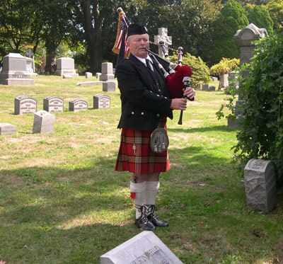 Funeral bagpipes